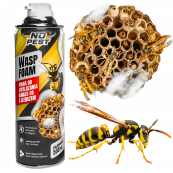 No Pest-schuimspray voor wespen, hoornaars en hun nesten (500 ml)